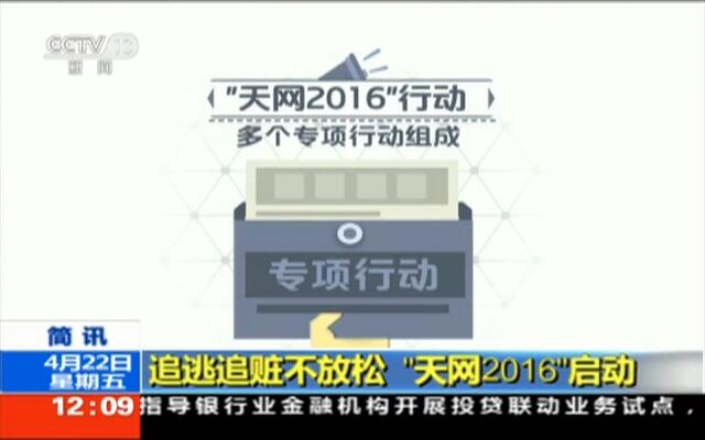 追逃追赃不放松 天网2016启动 -新闻-中国蓝